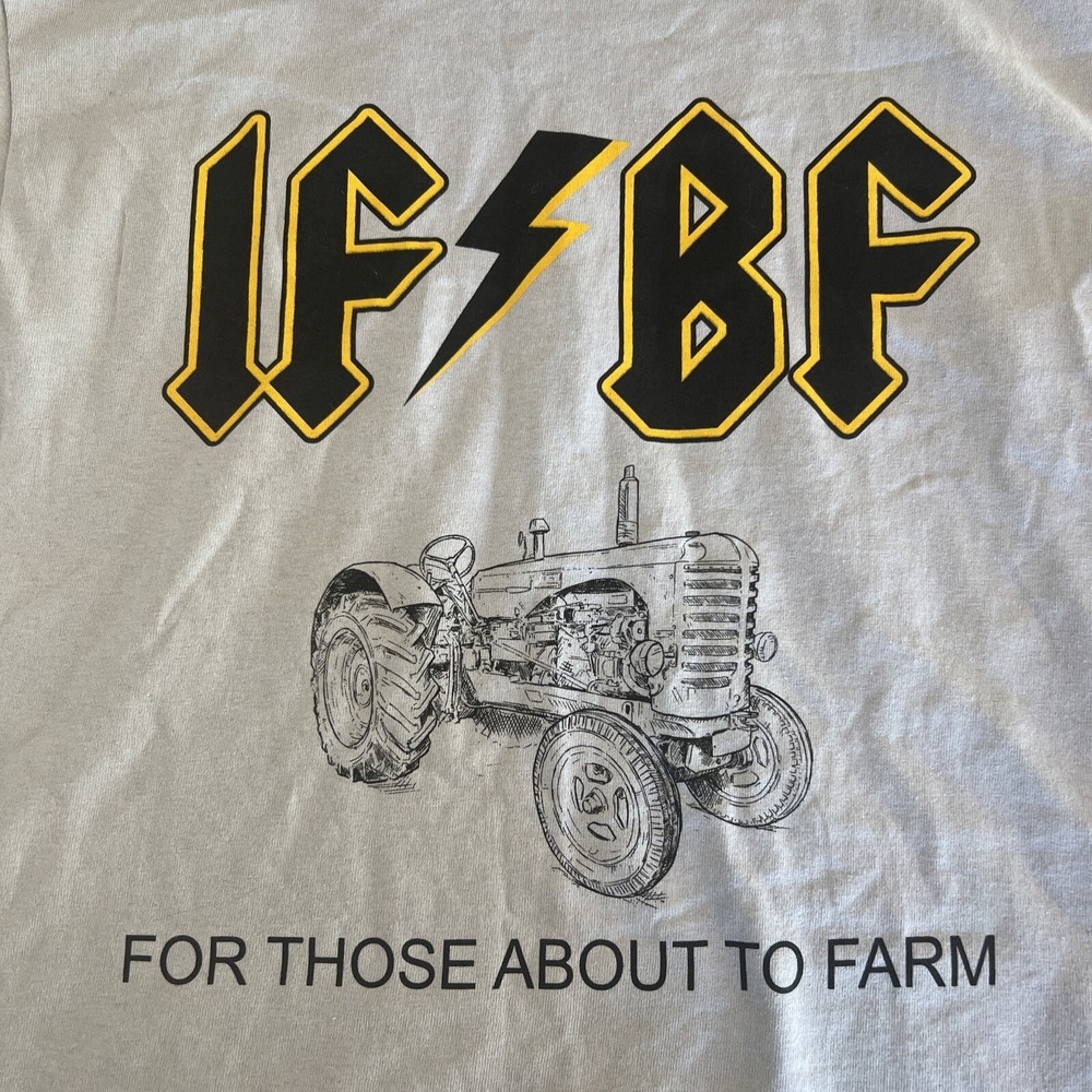 New Men's Tee Size Small Short Sleeve Crew Neck Farm Tractor Agriculture